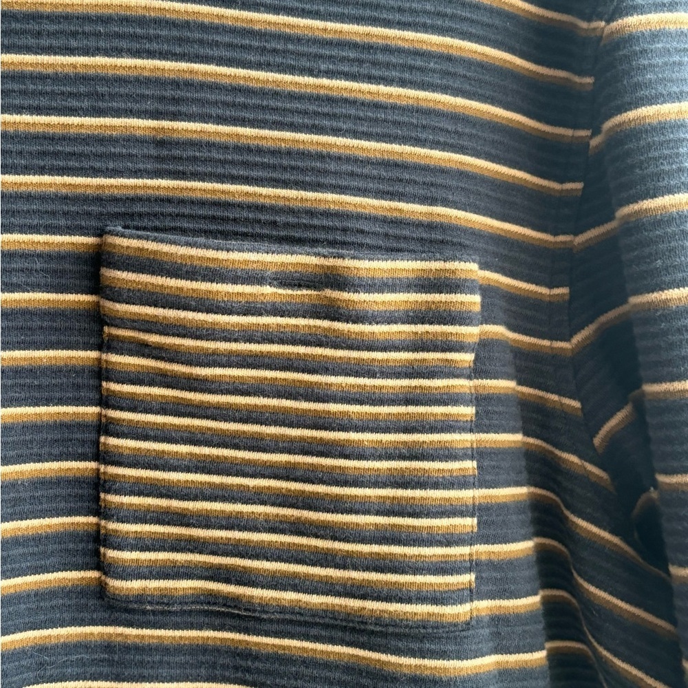 Ted Baker Black and Gold Striped Men's Shirt